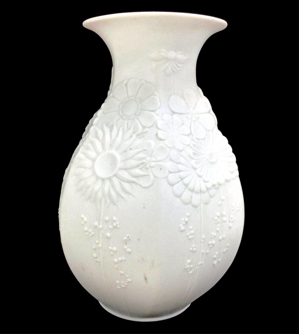 Kaiser Bisque Germany Stunning Vase