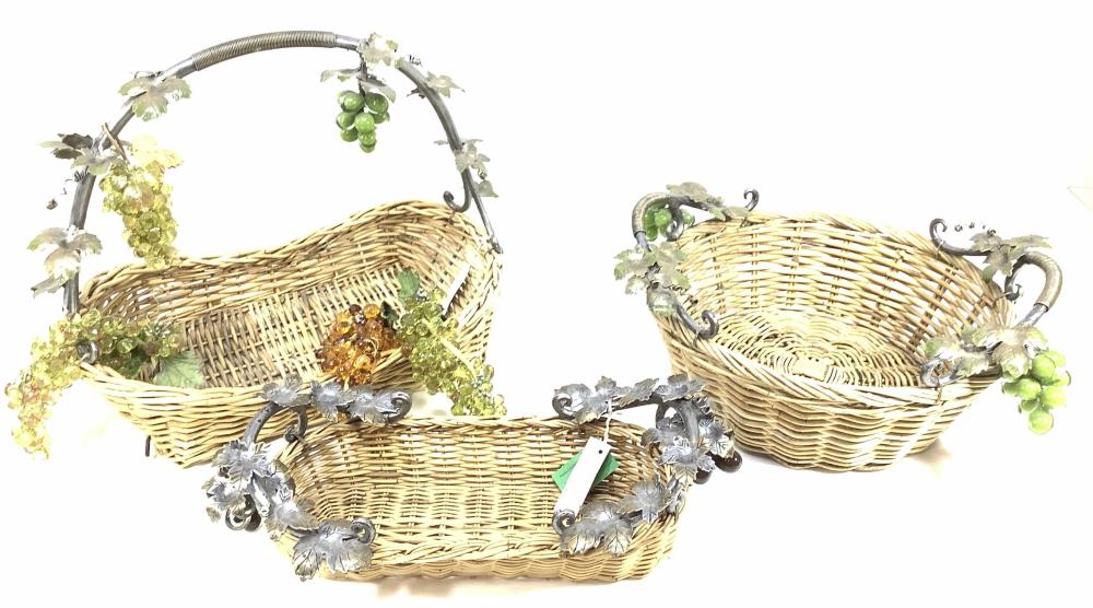 (4pc) Janice Minor For Neiman Marcus Baskets