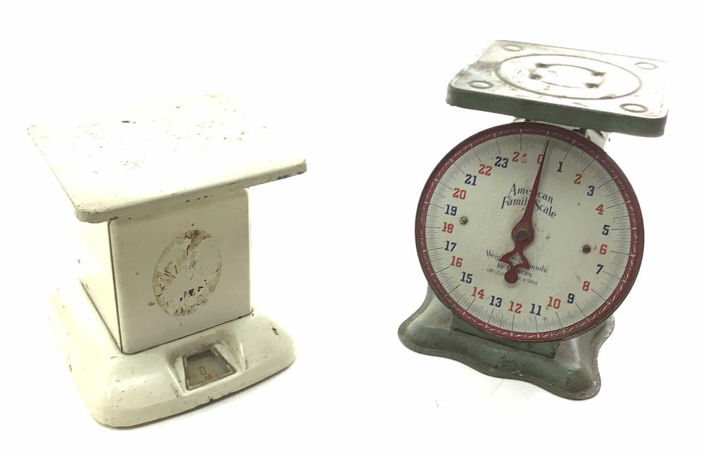 (2) Vintage Scales, American Family