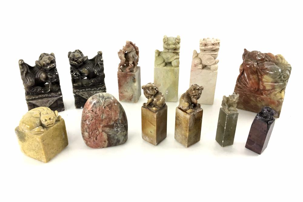 Asian Carved Stone Figures