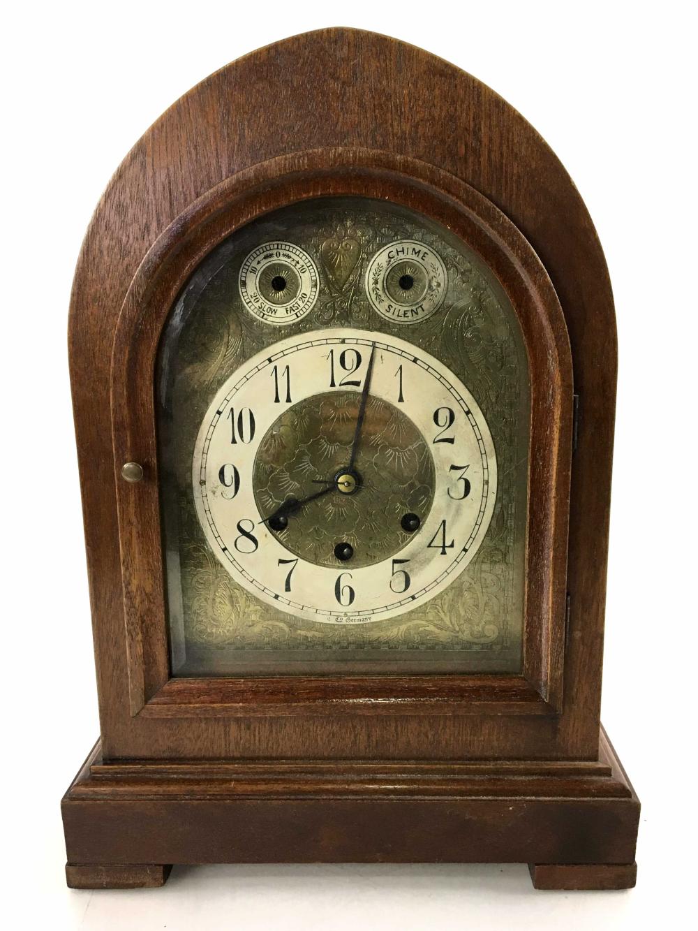 German Gustav Becker Beehive Mantel Clock