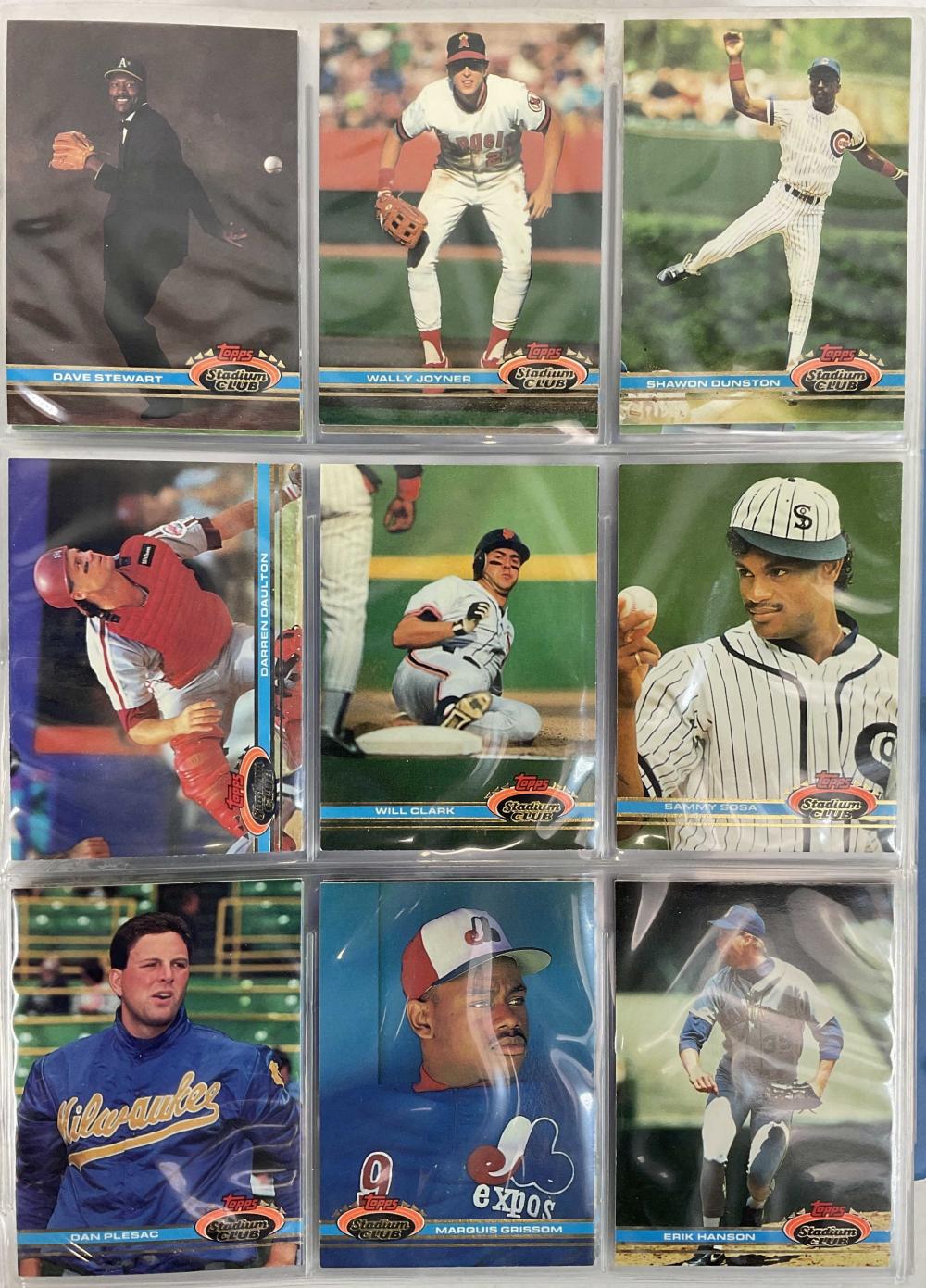 (2) Albums 1991 & 1992 Complete Set Baseball Cards