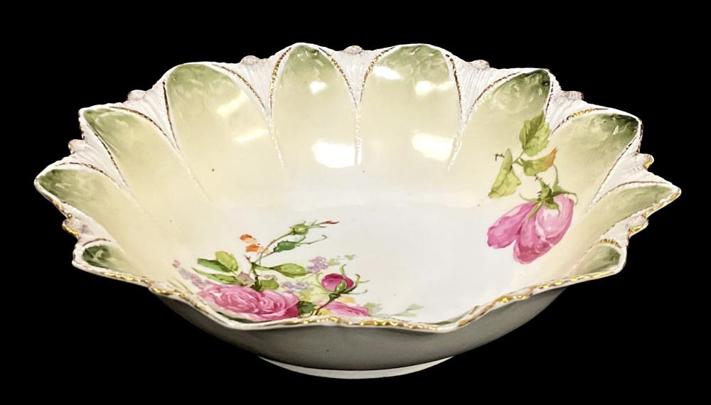 R.S. Prussia Porcelain Fruit Bowl