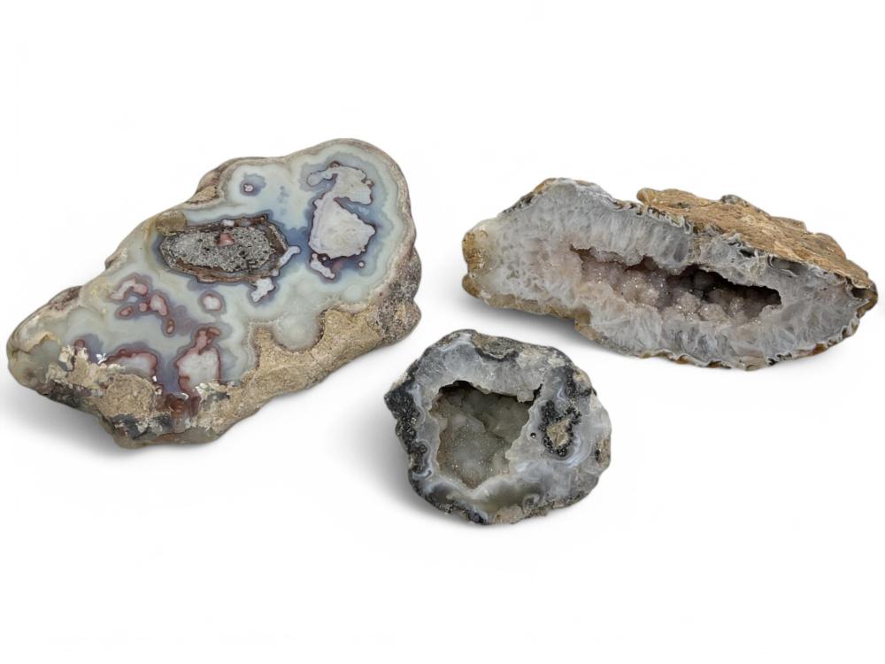 (15) Polished Miniature Geodes