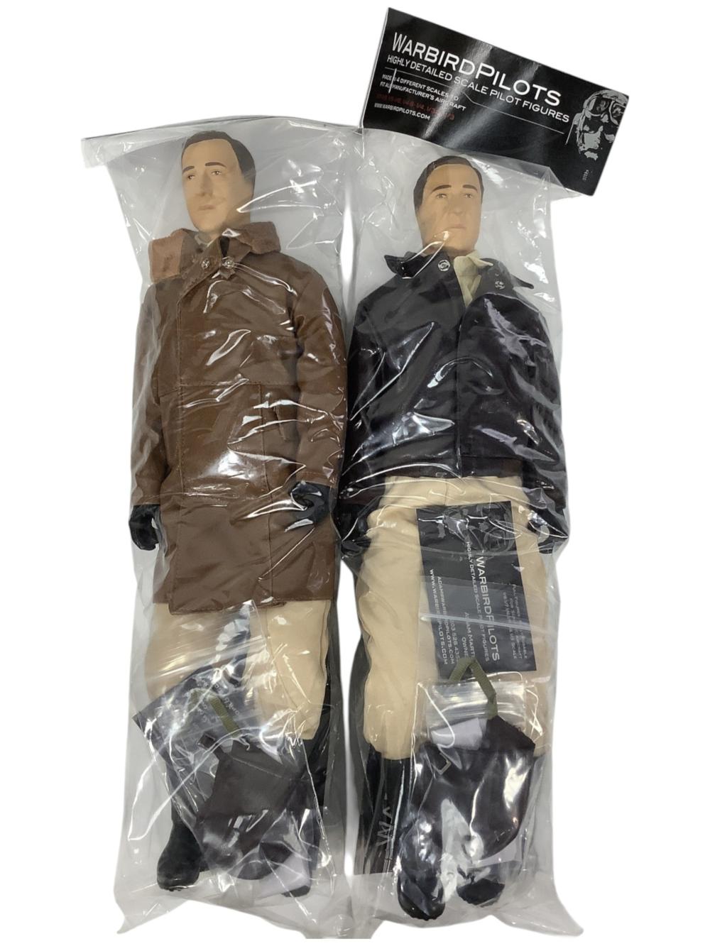 (2) Sealed Warbird Pilots British Figures