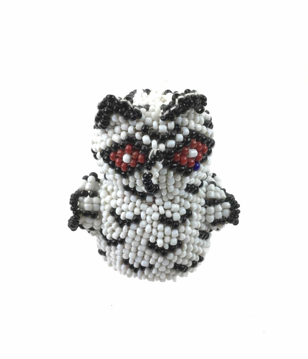 Zuni Native American Beaded Owl Figurine