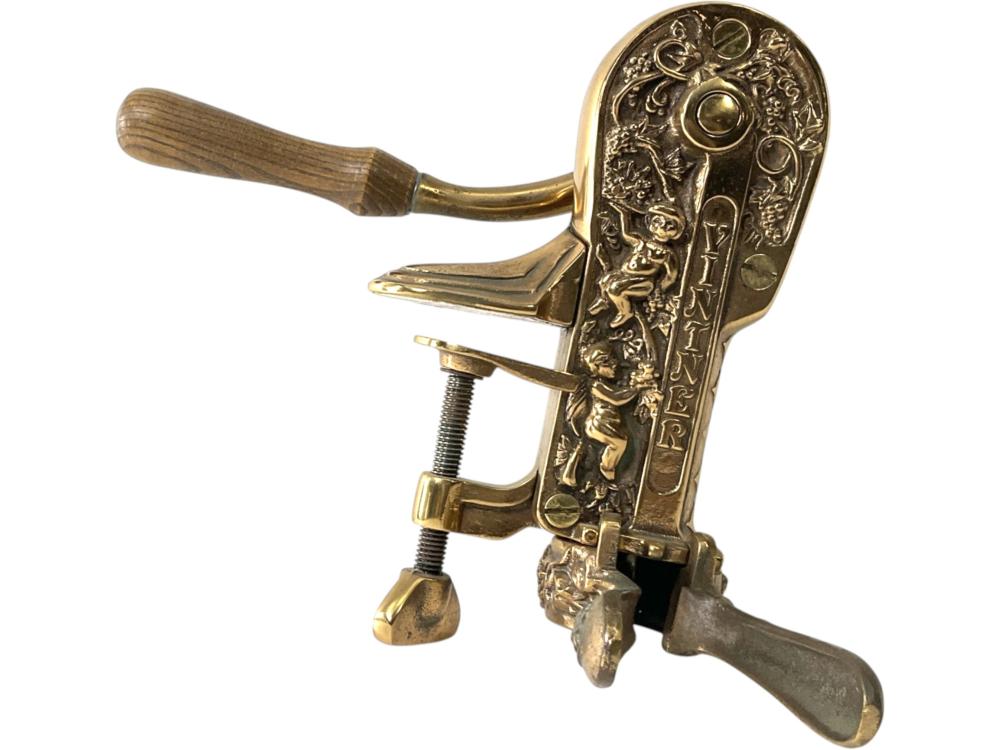 Vintner Brass Tabletop Cork... image