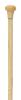 CARVED WHALE IVORY AND WHALEBONE CANE 19th Century