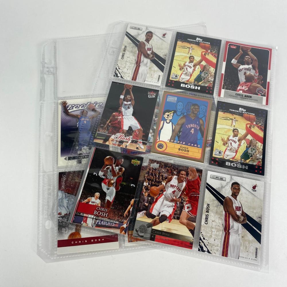 Chris Bosh NBA Holofoil Basketball CARD LOT 90s 2000s Bazooka Gold Border Rookie