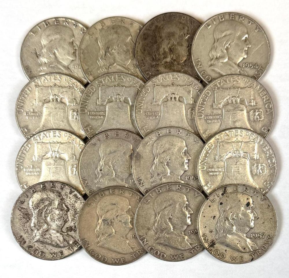 U.S. FRANKLIN HALF DOLLARS