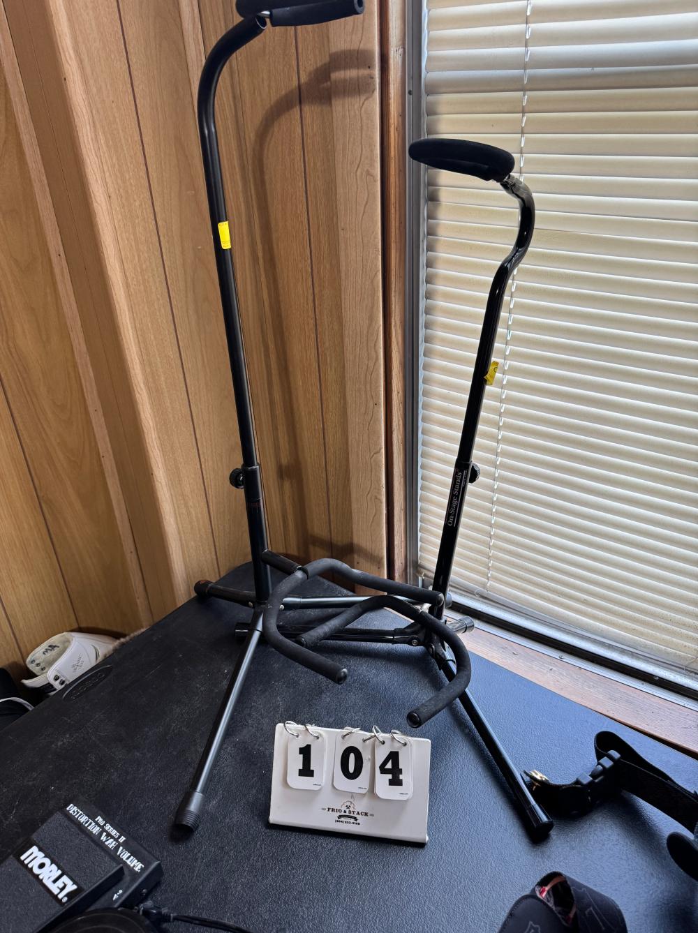 Two On Stage Guitar Stands