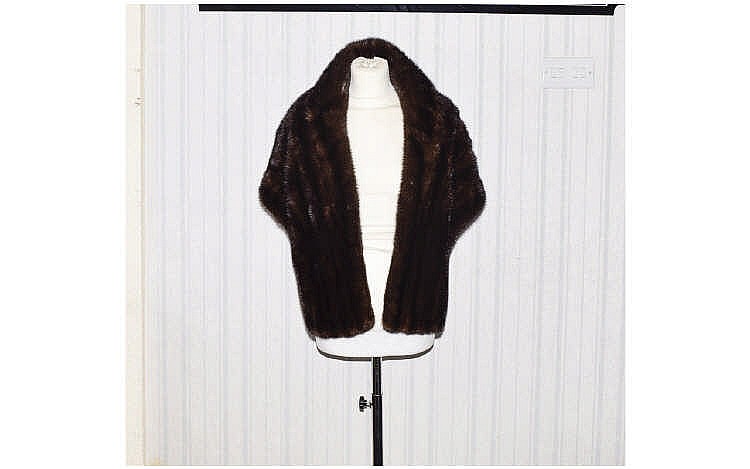 Vintage Mink Shawl Plush mi... image