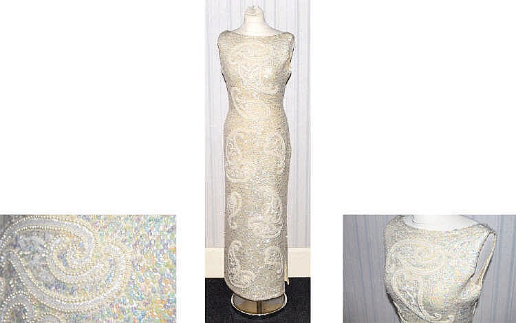 Vintage Heavily Beaded Virg... image