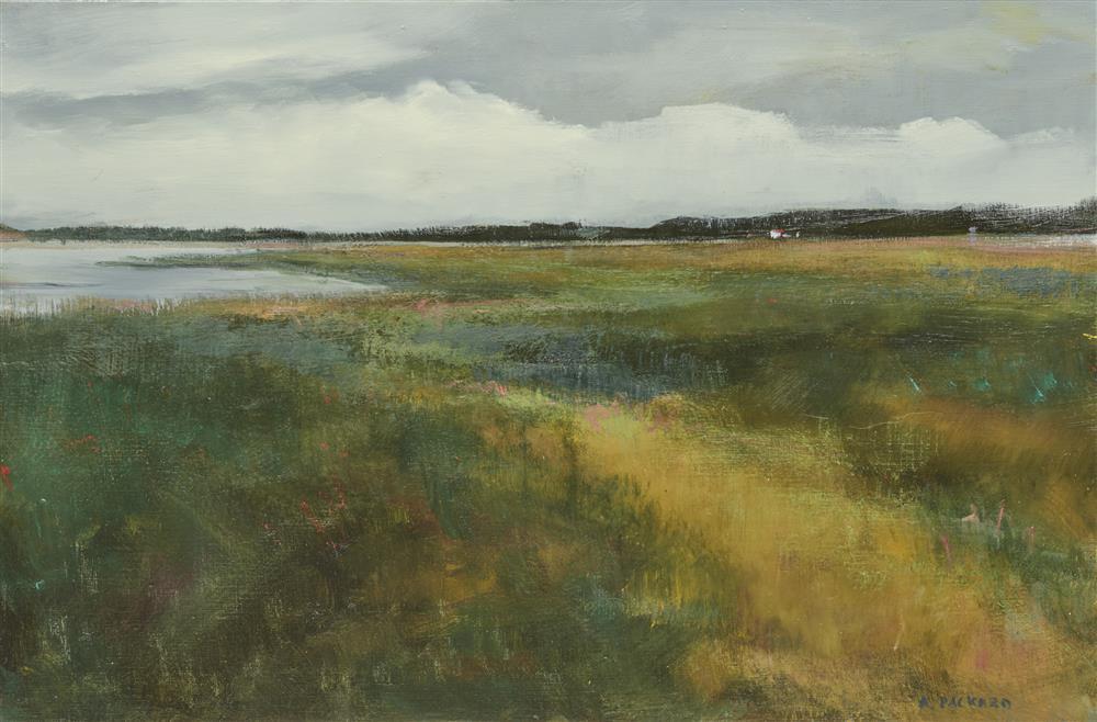 ANNE PACKARD, (American, b. 1933), Cape Marsh, 2011, oil on canvas, 24 x 36 in., frame: 30 1/2 x 42 1/2 in.