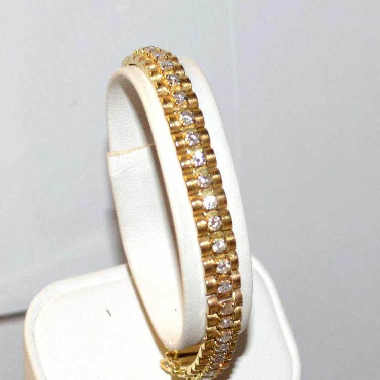 14kyg Rolex Look Diamond Br... image