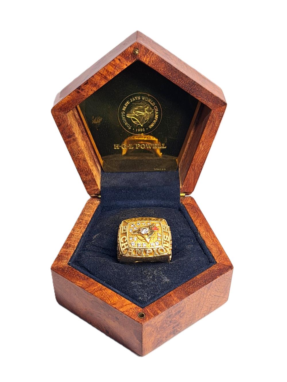 1992 Toronto Blue Jays Tiffany World Series Championship Ring Hugo Powell COO
