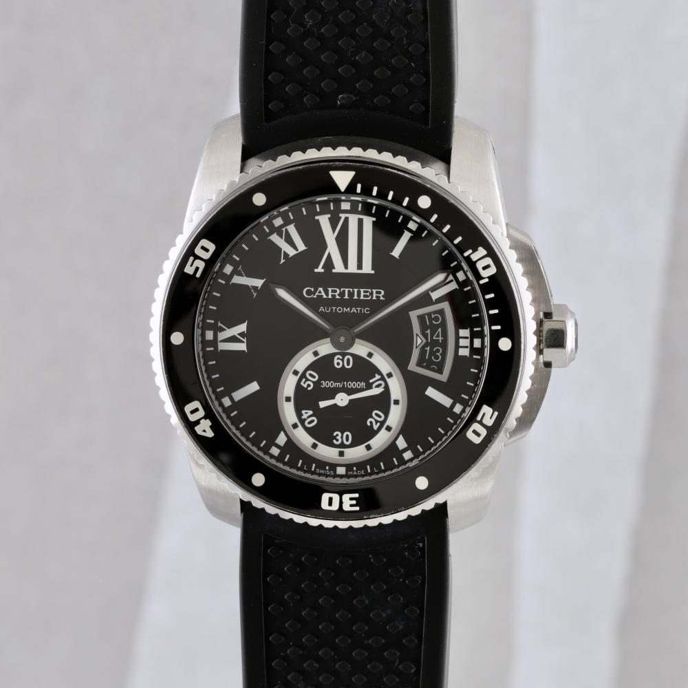 CARTIER Calibre de Cartier Diver, Ref. 3729 / W7100056, case no. 106249UX, sold in 2014