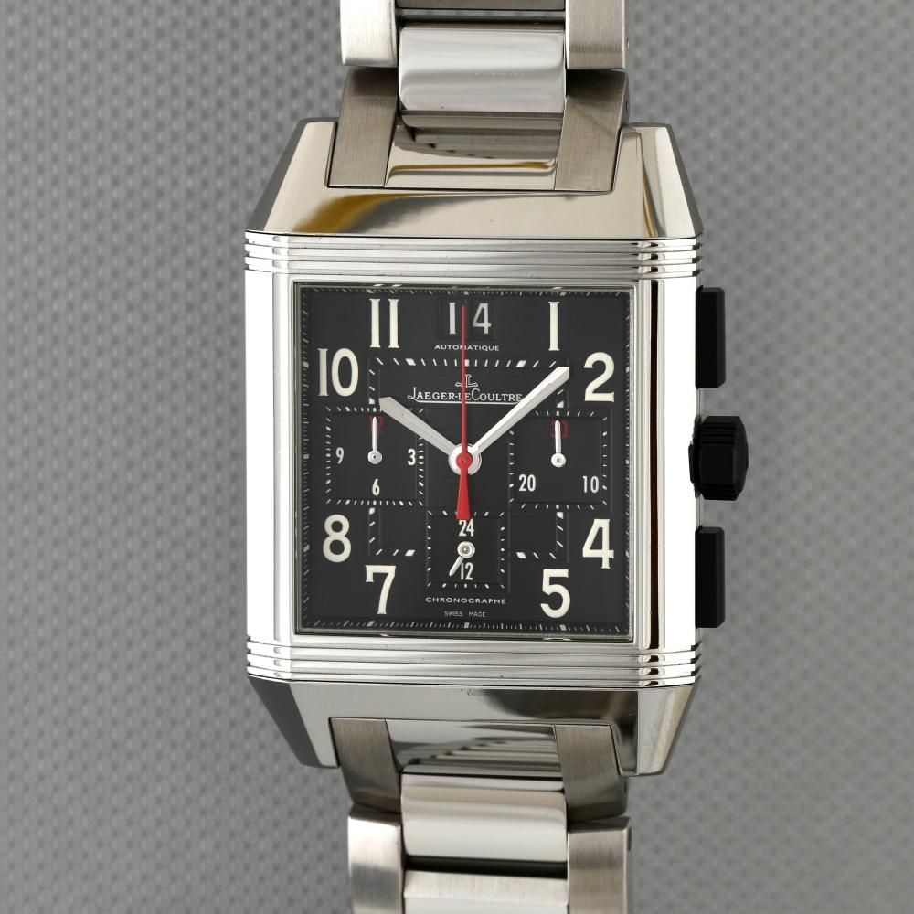 JAEGER-LECOULTRE Reverso Squadra GMT, Automatique Chronographe, Ref. 230.8.45, movement no. 3433242, case no. 2482313, sold in 2007