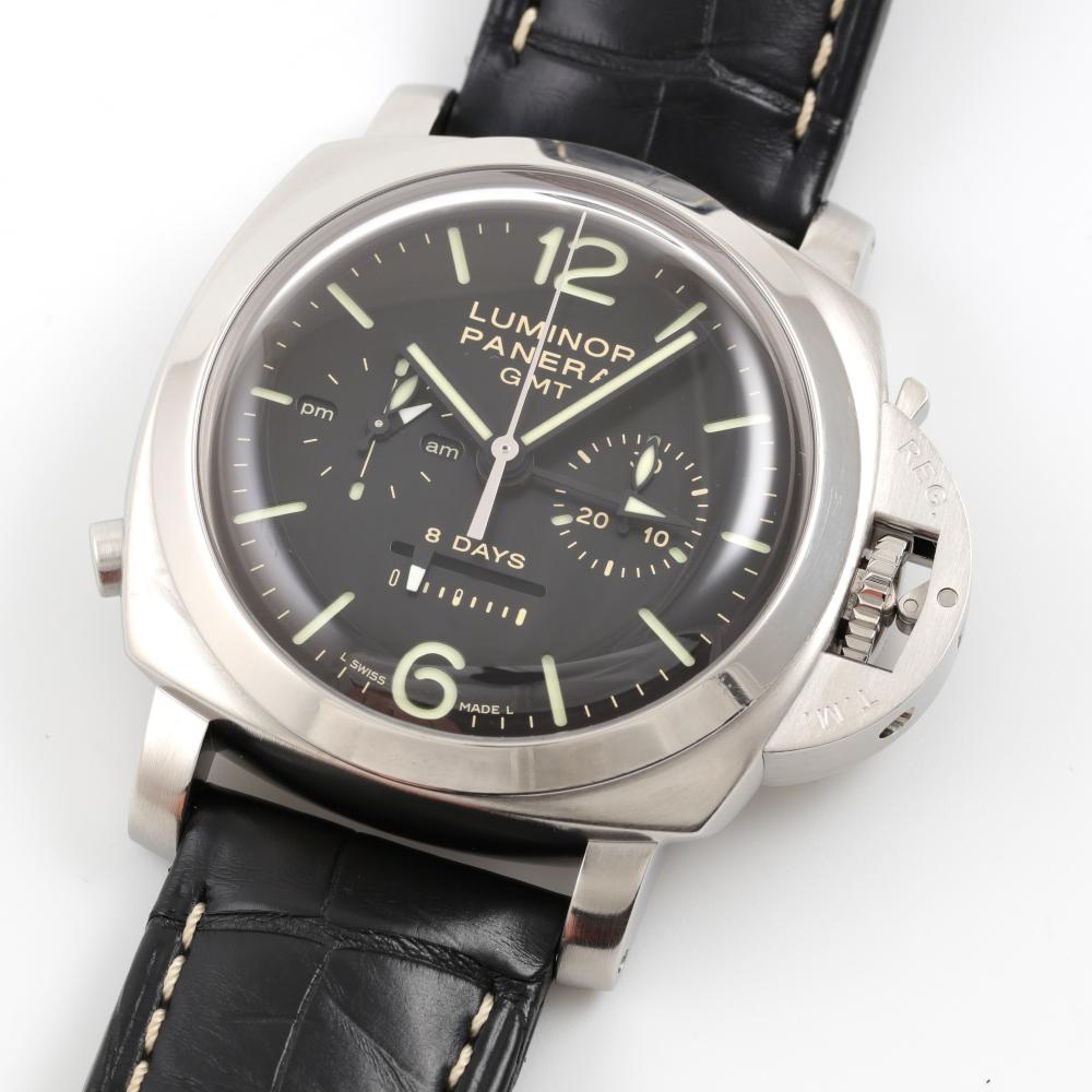 PANERAI Panerai, Luminor 1950 Monopulsante GMT, Ref. OP6753, PAM 00275, movement no. 002271, case no. BB1314930 & K038/300, sold in 2012.