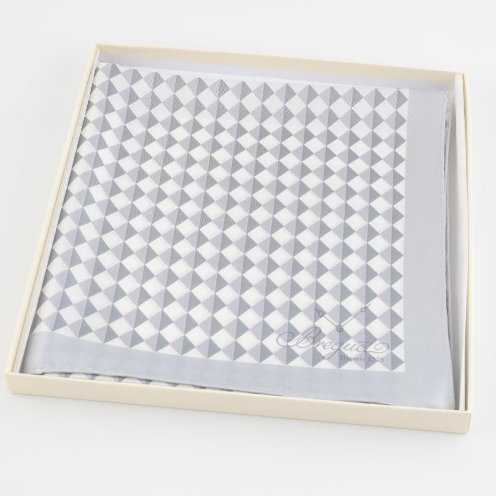 BREGUET A 100% silk scarf.