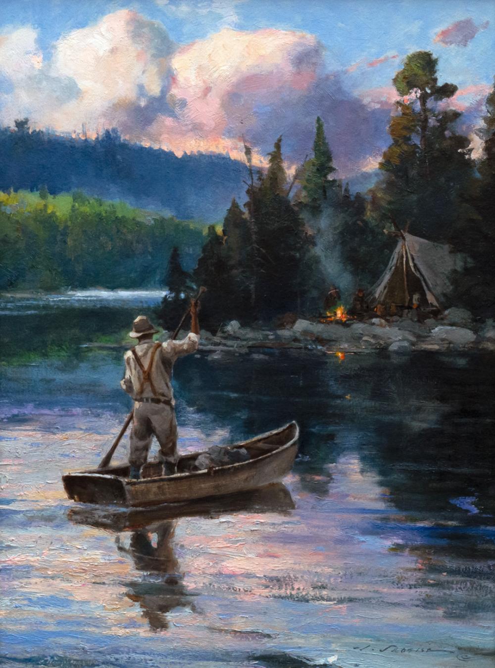 Luke Frazier (1970- ), Father's Return, 2022