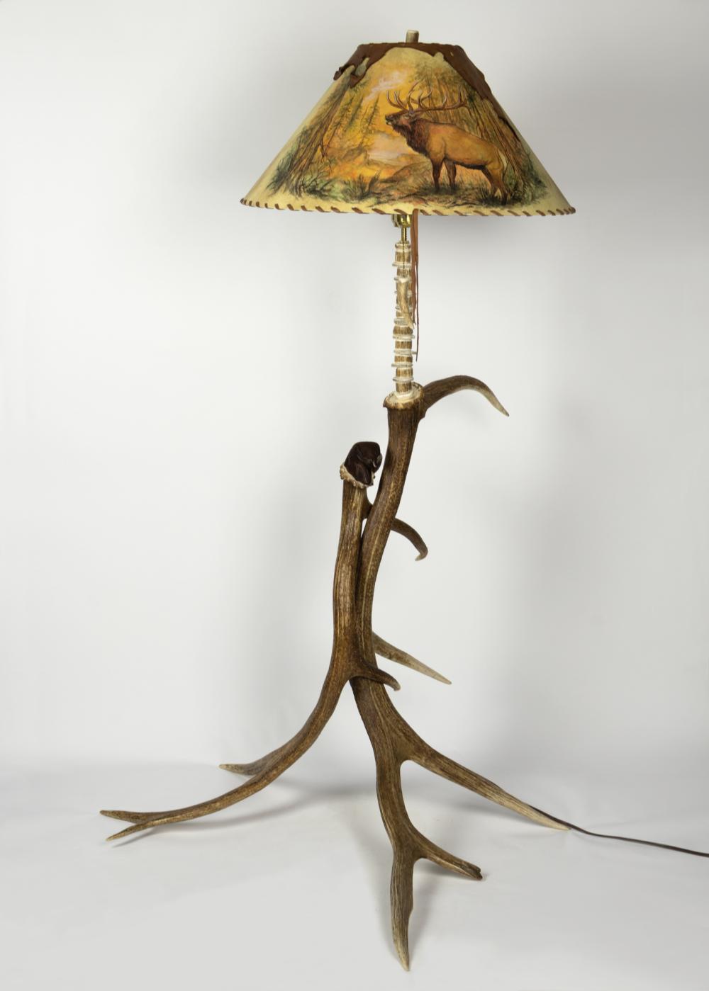 Unknown (20th/21st Century): Antler Floor Lamp
