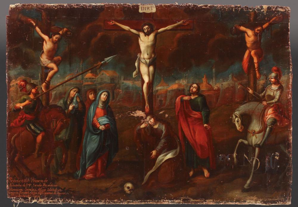 18TH CENTURY SPANISH COLONIAL PAINTING