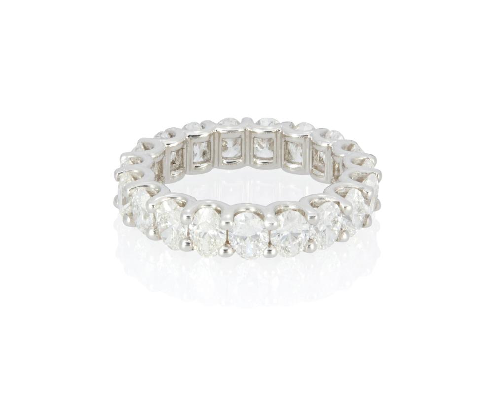 A diamond eternity band