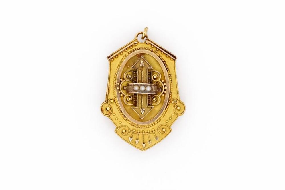 Antique Victorian Pearl Pendant