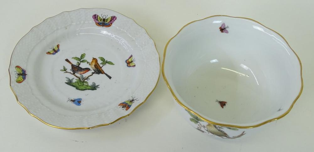 Herend Rothschild Bird Porcelain Cup & Saucer