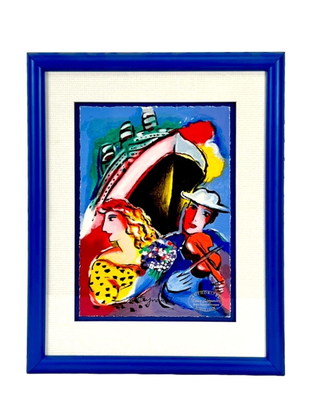 Zamy Steynovitz Holiday Dreams Serigraph