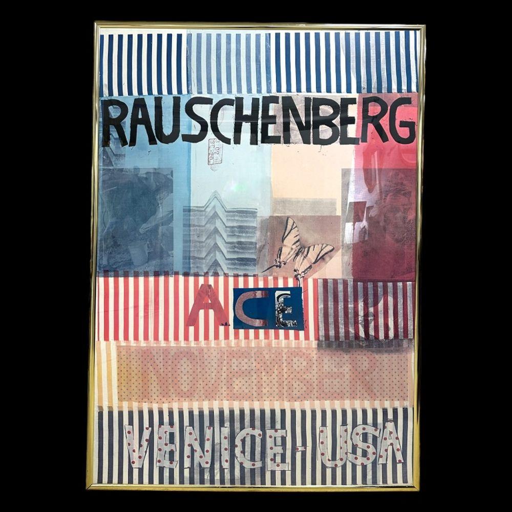 Robert Rauschenberg (USA 1925-2008) "VENICE" Litho