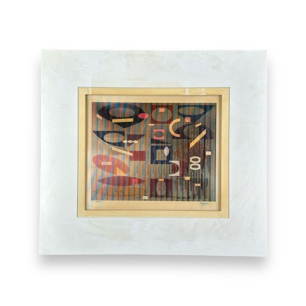 Yaacov Agam Agamograph "Petit Secret Romance"