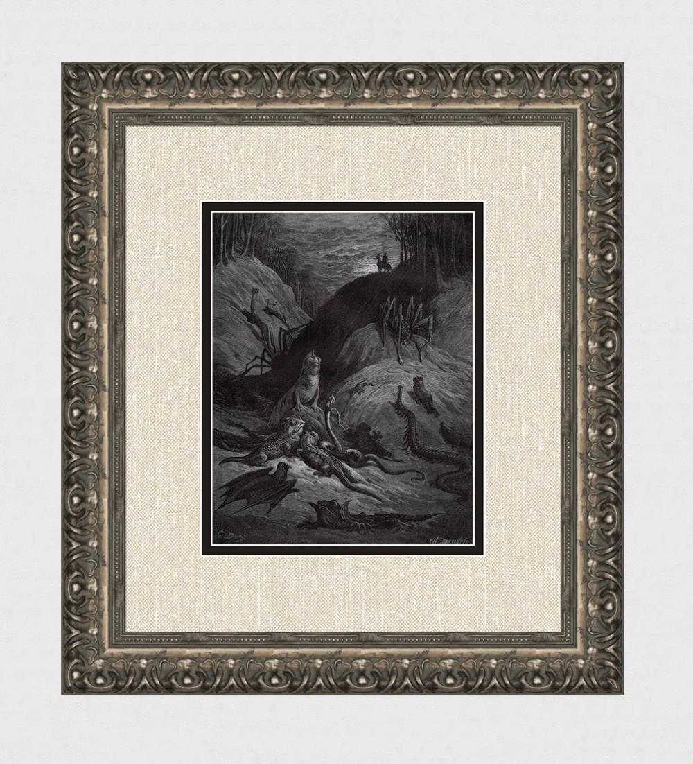 FRAMED 1800s DORE Orlando F... image