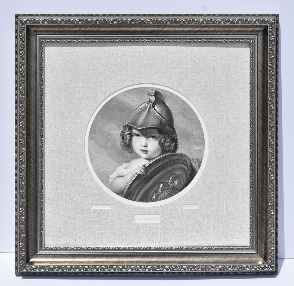 1857 Jean Winterhalter The Amazon engraving signed