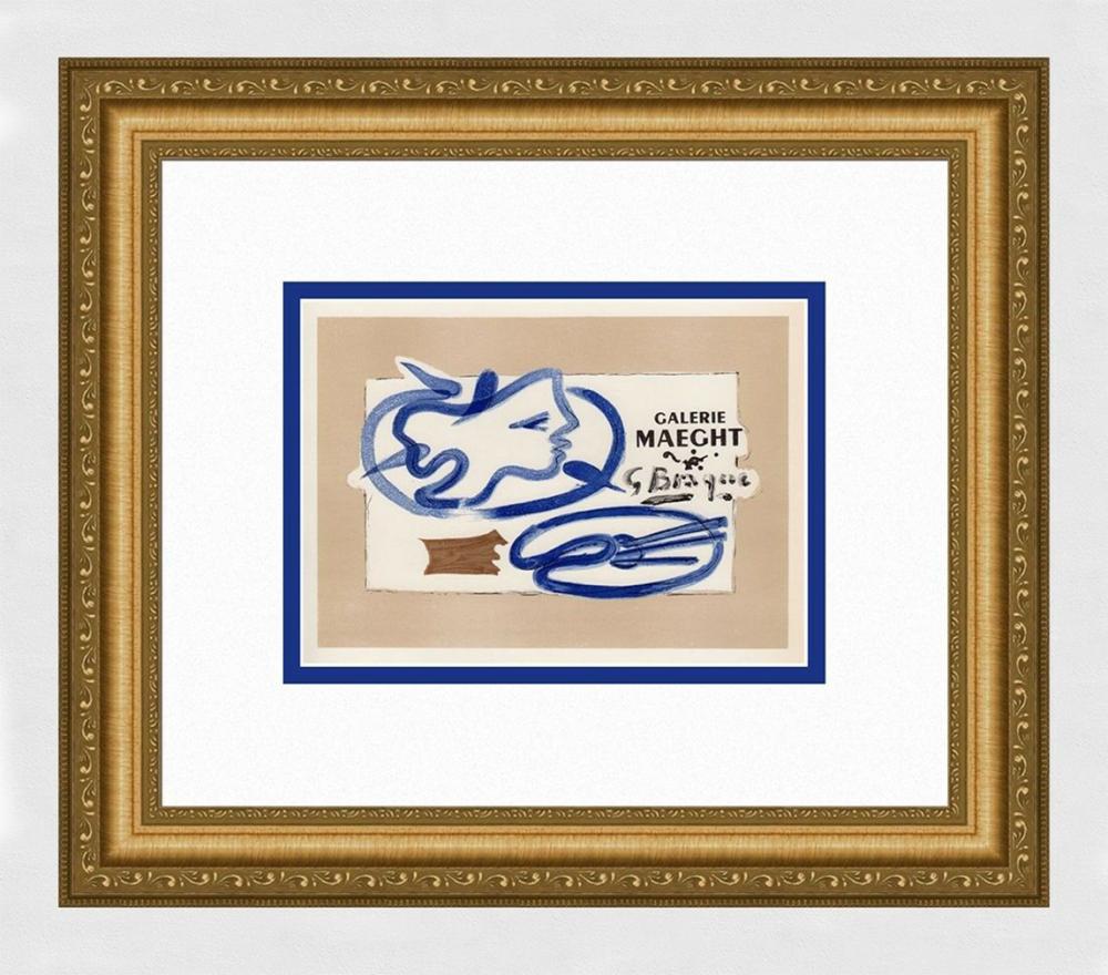 Georges Braque 1959 lithograph G. braque signed