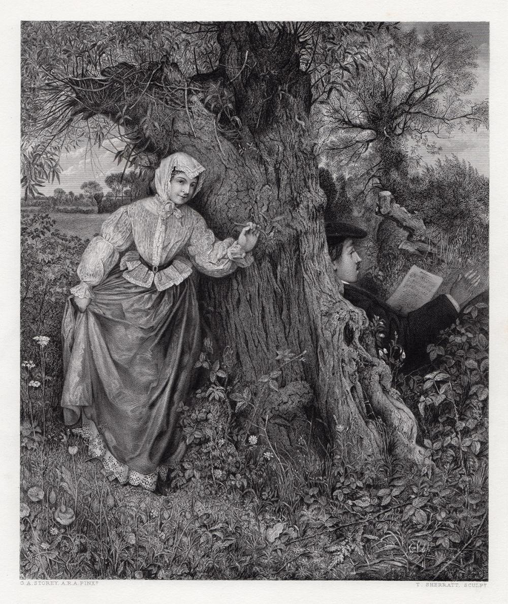 George Adolphus Storey Music Hath Charms 1878 engraving