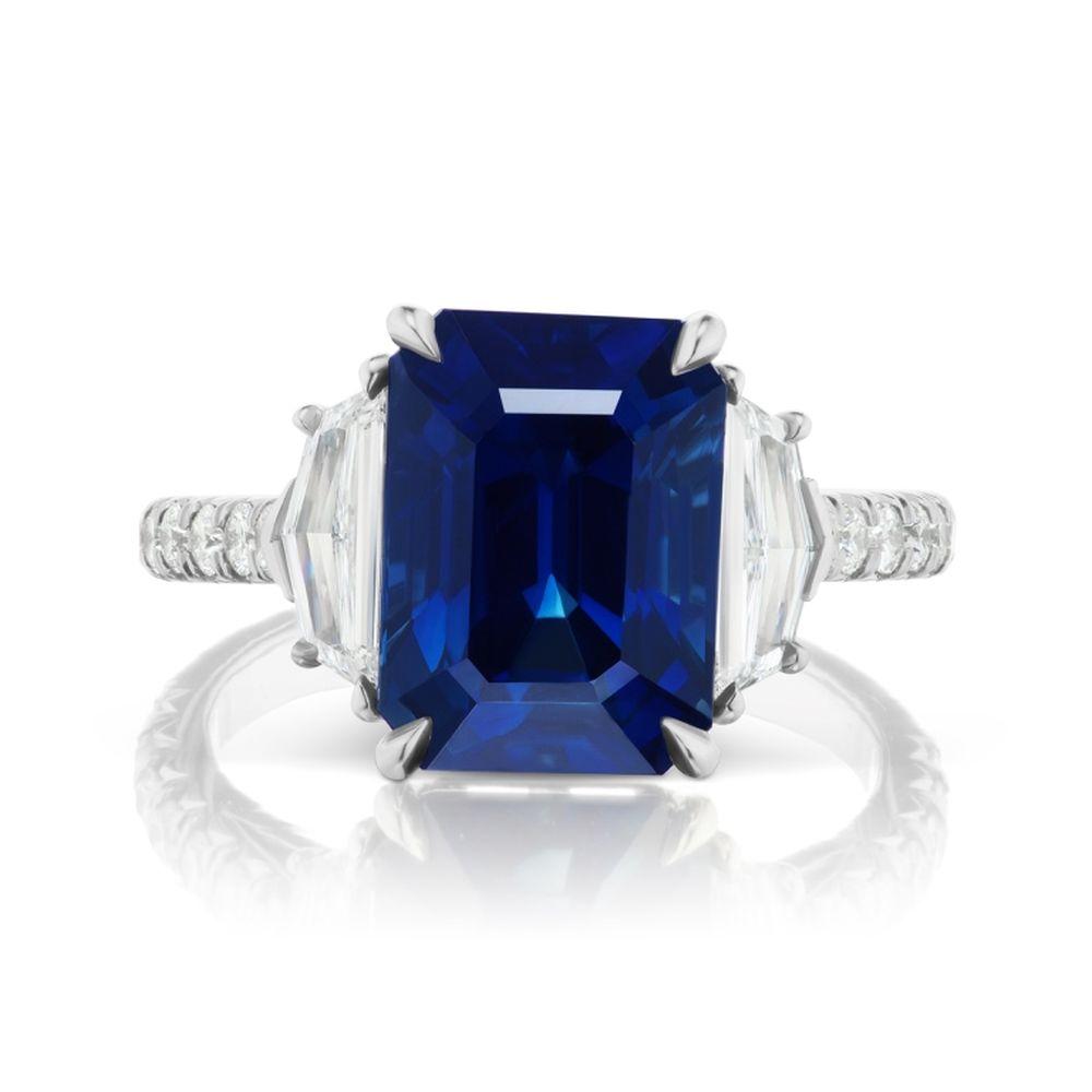 CLASSIC SAPPHIRE AND DIAMON... image