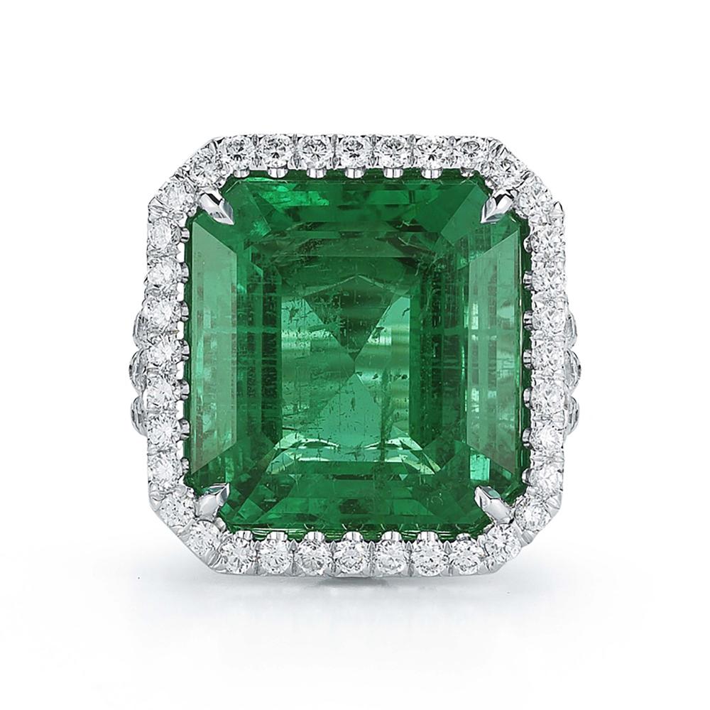 17.39ct Emerald And 2.39ct ... image