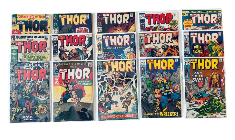 15 Marvel The Mighty Thor Comic Books