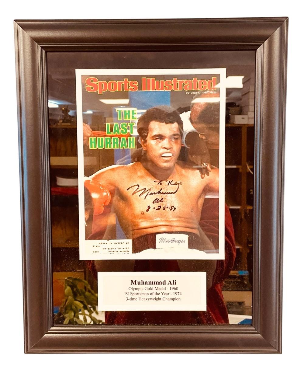 Muhammad Ali Signed Sports Illustrated Cover