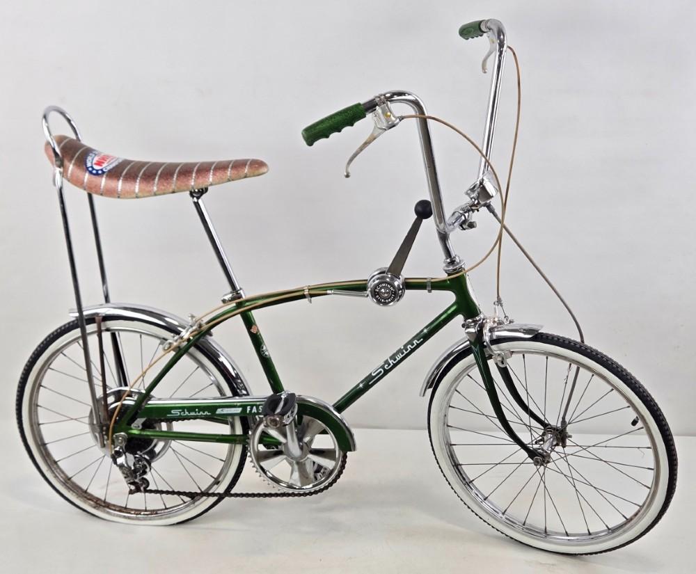 1968 Schwinn Sting-Ray Fastback Green Bicycle