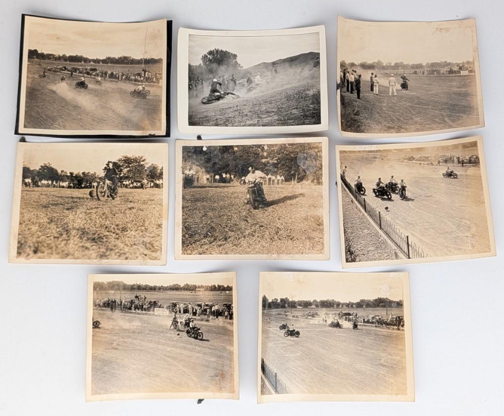 Outstanding Original Early 1900s Motorcycle Polo Period Photographs