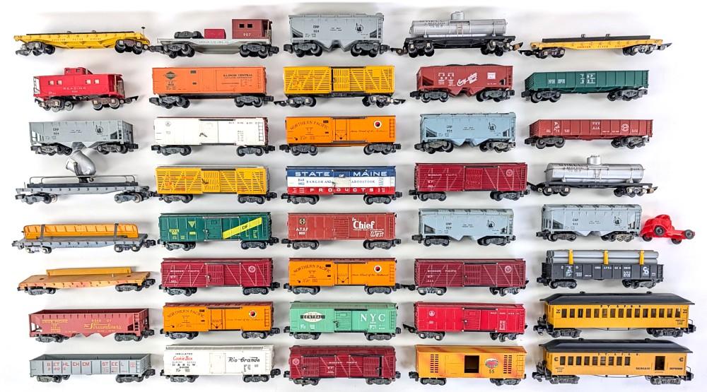 (40) American Flyer S Gauge Train Cars