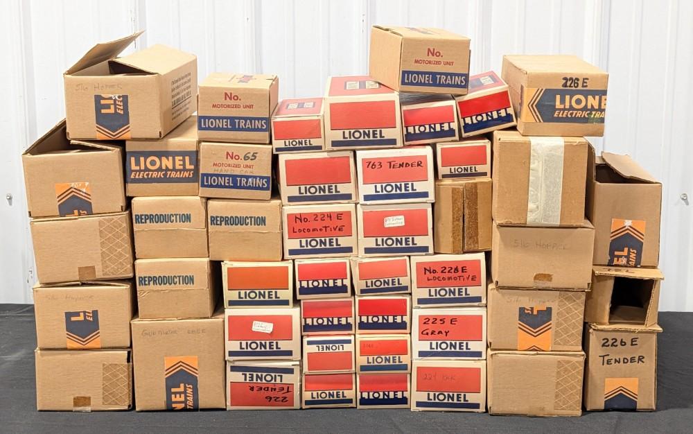Reproduction Lionel Standard Gauge and O Gauge Boxes