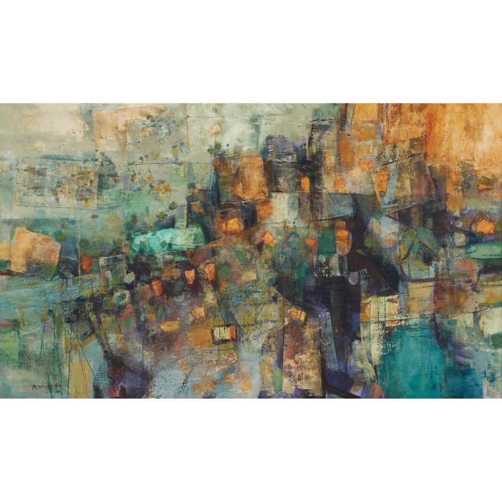 ROBERT GRIEVE (1924-2006) Grampians Landscape 1964 oil on canvas on board 68.5 x 115.5cm