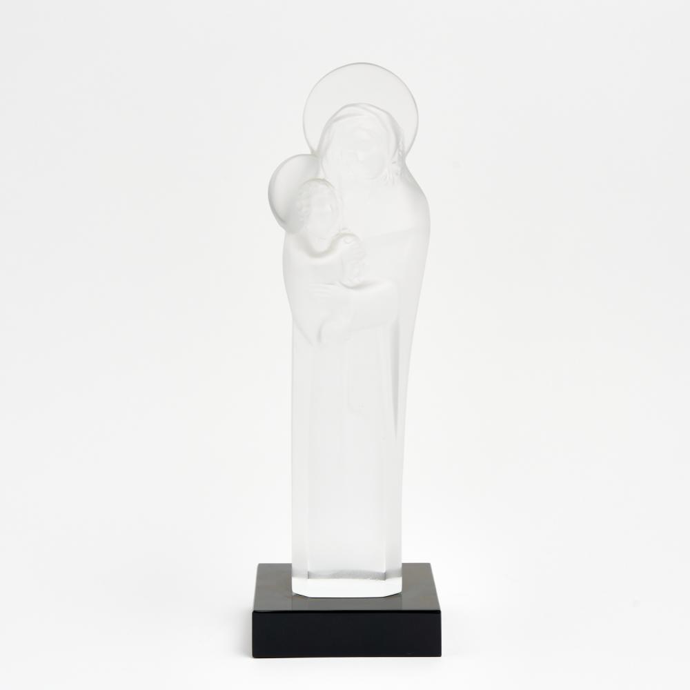 A LALIQUE FROSTED CRYSTAL M... image