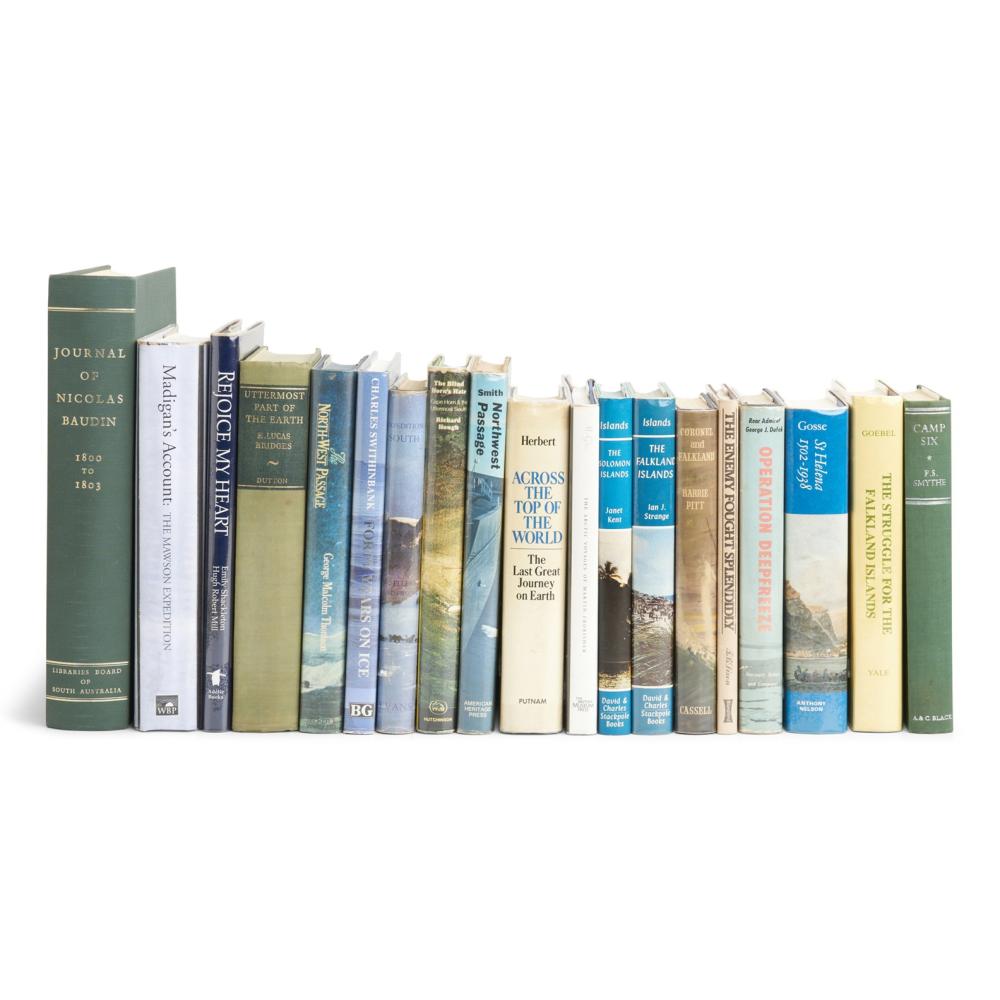 BOOKS: A GROUP ON ASSORTED EXPLORATION AND RELATED INTEREST (19 vols)