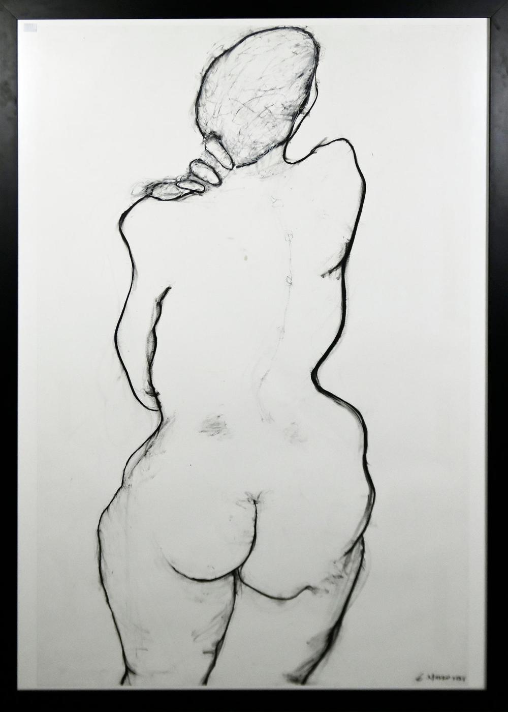 EMMY MAUROIDIS, (NUDE STUDY),
