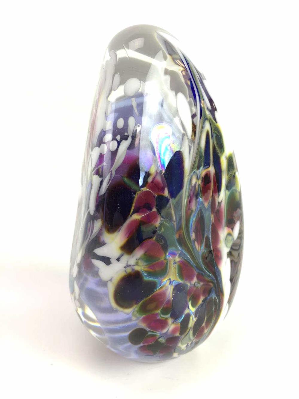Signed Art Glass Hand Blown... image